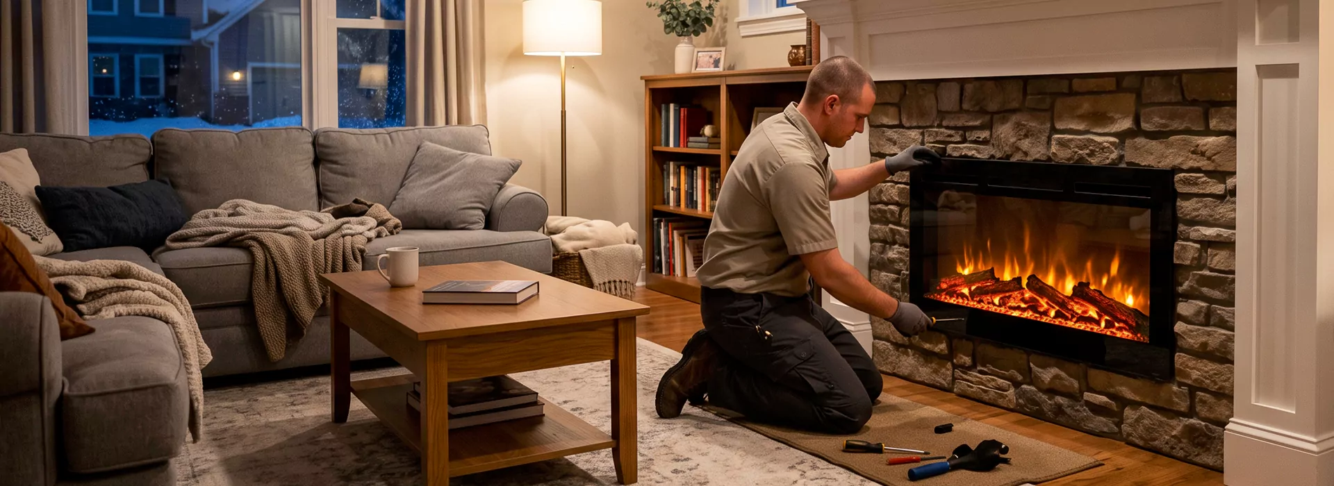 Electric Fireplace Installation Bellflower in Bellflower