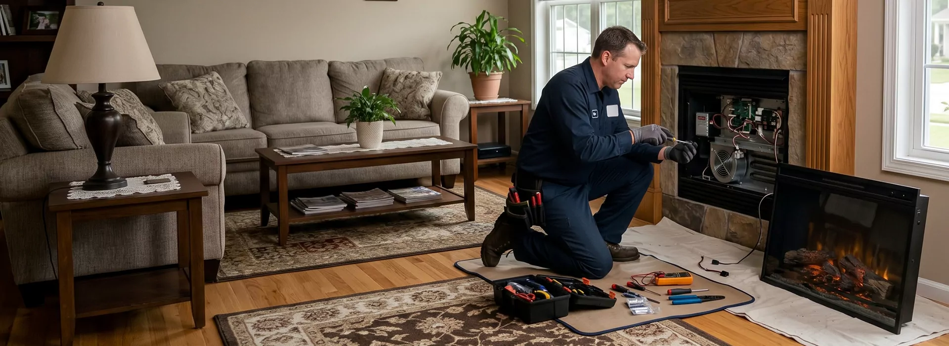 Electric Fireplace Repair in Bellflower, CA