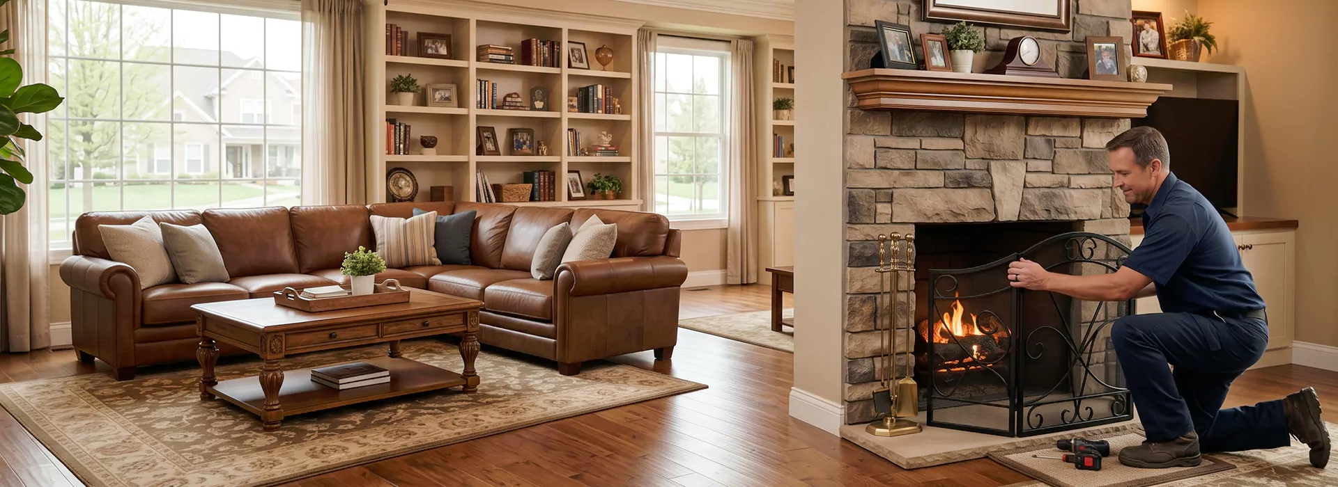 Fireplace Screen Installation Bellflower, CA