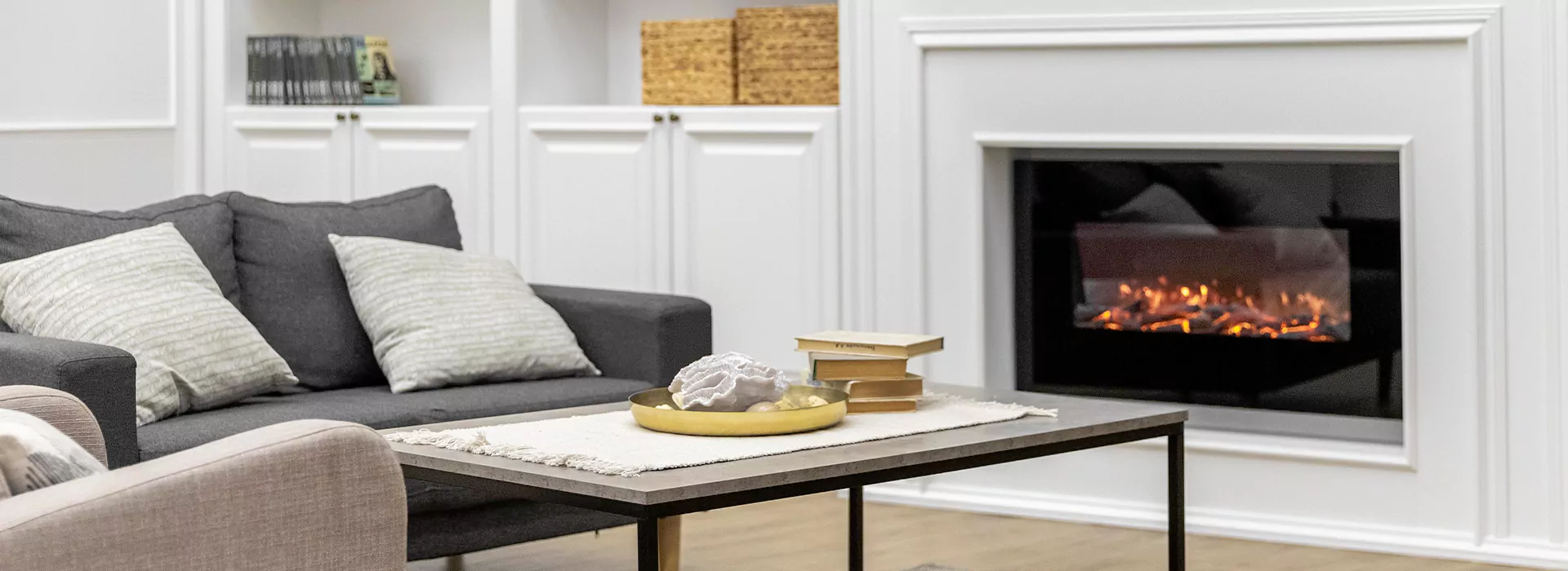Modern Fireplace Design in Bellflower, CA