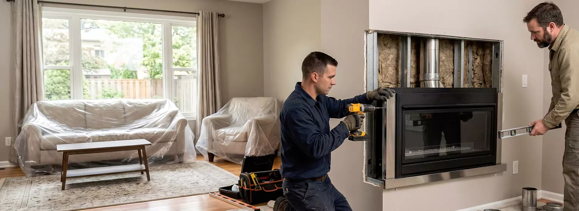 Prefabricated Fireplace Installation in Bellflower, CA