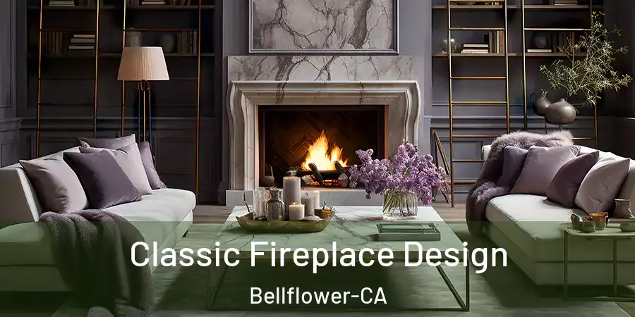  Classic Fireplace Design Bellflower-CA