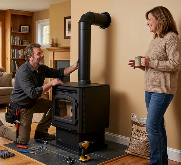 Certified Pellet Fireplace Installation Company: Your Local Pellet Stove Fitting Team in Bellflower, CA
