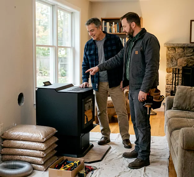 Why Bellflower Homeowners Choose Our Pellet Fireplace Installation Team?