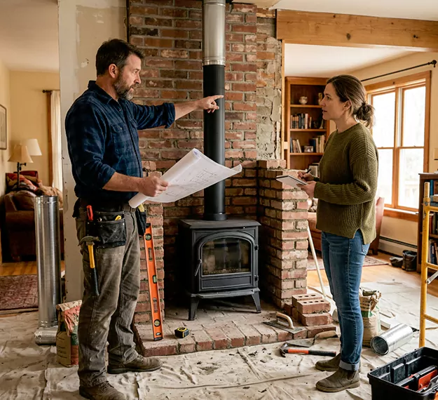 Why Bellflower Homeowners Choose Our Wood Fireplace Installation Team?