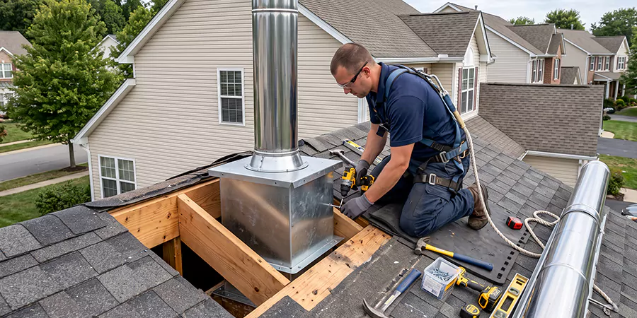 Chimney Support Box Installation Bellflower