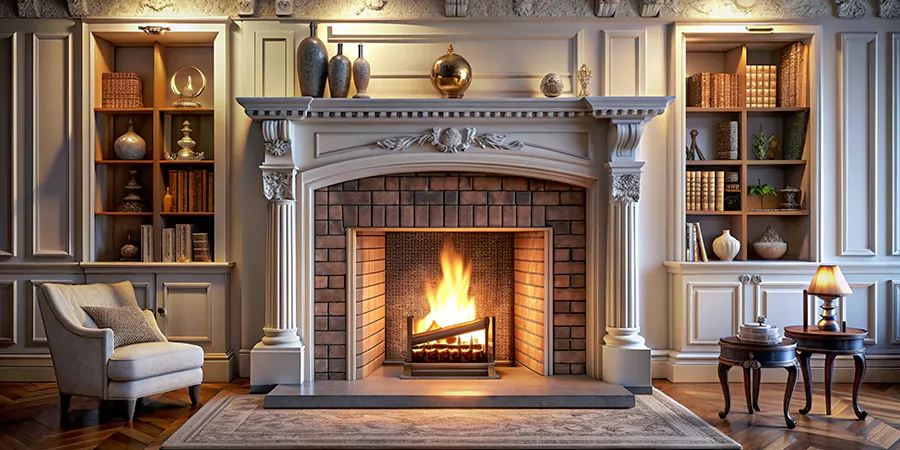 Classic Mantel Decor and Styling Bellflower