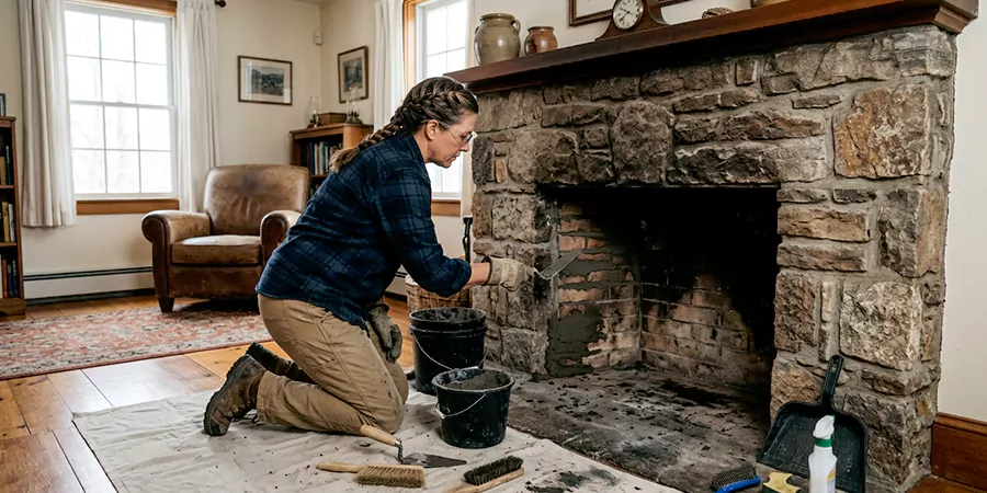 Refurbish Wood Burning Fireplace Bellflower