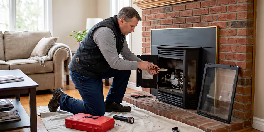 Natural Gas Fireplace Repair Bellflower