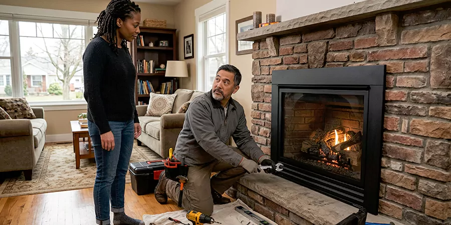 Fireplace and Log Fire Installation Bellflower